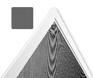 ForceField stainless steel mesh security screen corner detail